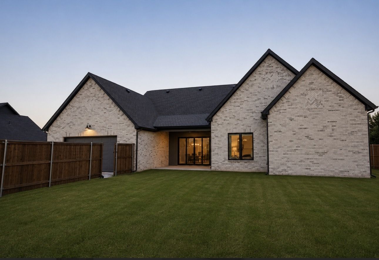 Back exterior dusk